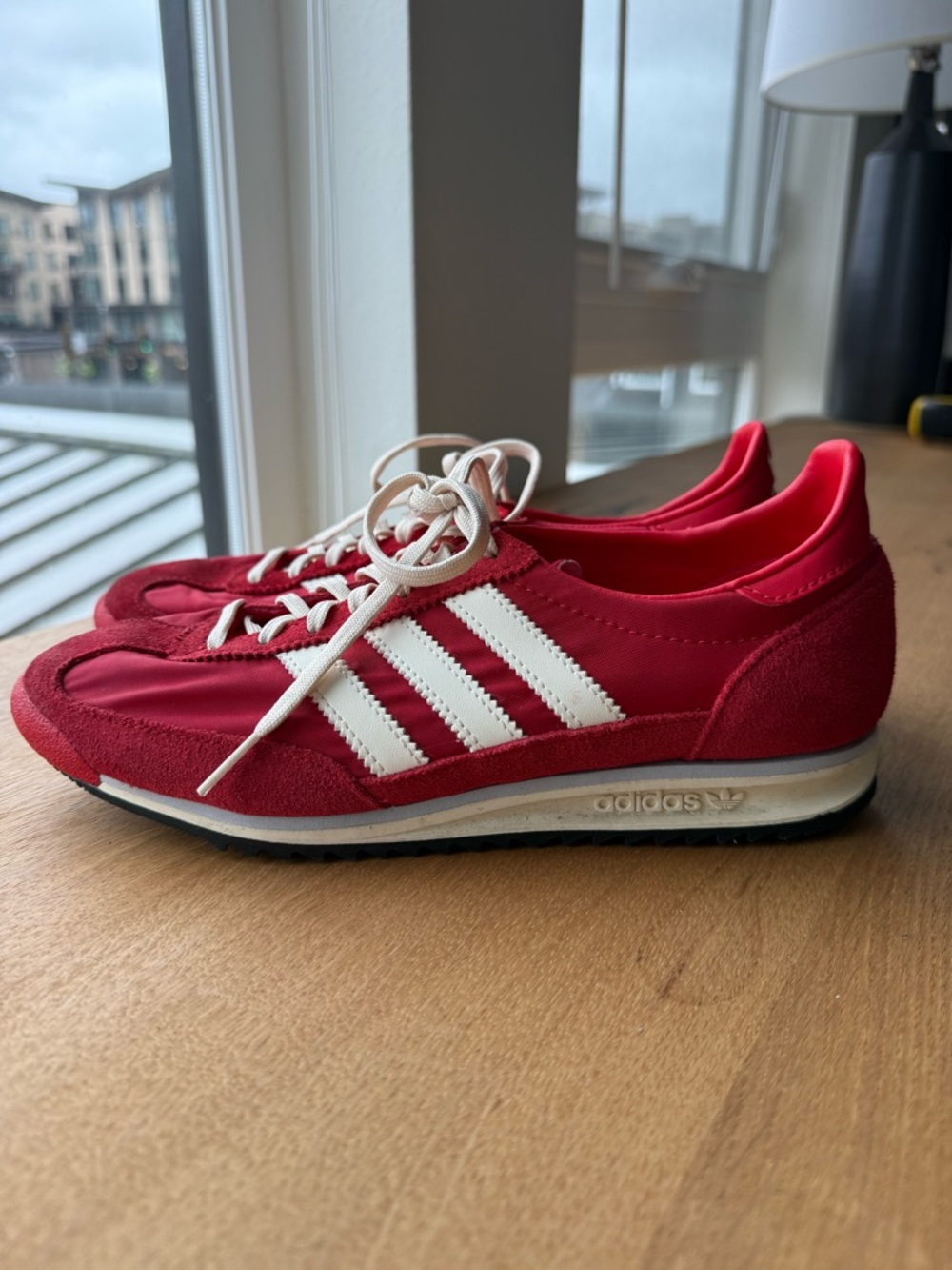adidas SL72 OG SHOES Better Scarlet / Cream White / Halo Blue